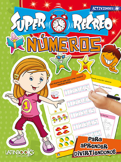 Libro Super Recreo Actividades (numeros)