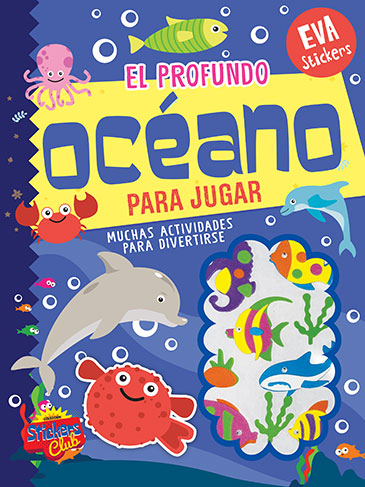 Libro Stickers Goma Eva (oceano)