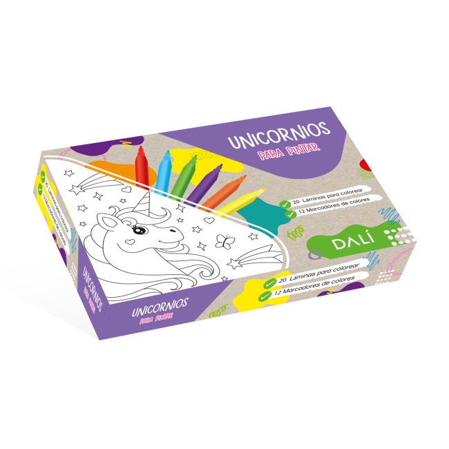 Unicornios para pintar DALI