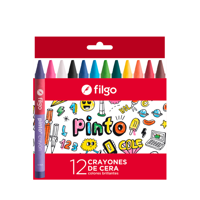 Crayolas Pinto x12 Filgo